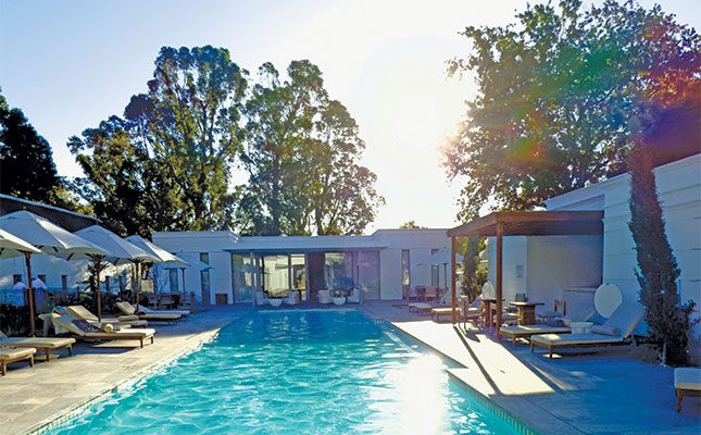 Heated-swimming-pool-at–Erinvale-Estate-Hotel-&-spa